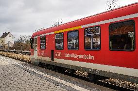 Altoetting Train Station In Bavaria