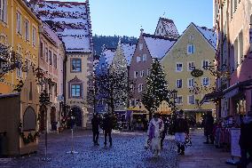 Daily Life In The Bavarian City Of Fuessen