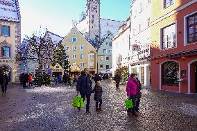 Daily Life In The Bavarian City Of Fuessen