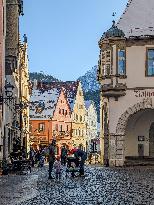 Daily Life In The Bavarian City Of Fuessen