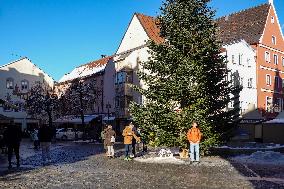 Daily Life In The Bavarian City Of Fuessen