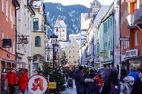 Daily Life In The Bavarian City Of Fuessen