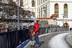 Daily Life In The Bavarian City Of Fuessen