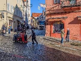 Daily Life In The Bavarian City Of Fuessen