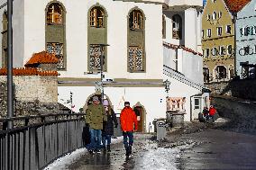 Daily Life In The Bavarian City Of Fuessen