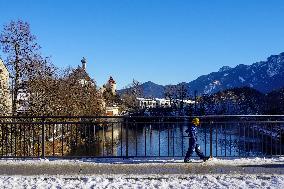 Daily Life In The Bavarian City Of Fuessen