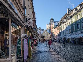 Daily Life In The Bavarian City Of Fuessen