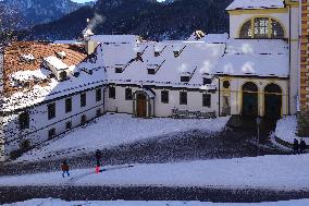 Daily Life In The Bavarian City Of Fuessen