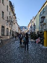 Daily Life In The Bavarian City Of Fuessen