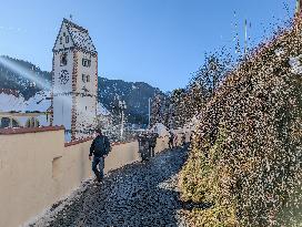 Daily Life In The Bavarian City Of Fuessen