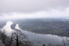 Siebengebirge In Winter Time