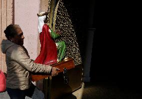 Residents Of The Southern End Of Mexico City Begin Celebrations On The Eve Of Three Kings Day In Mexico