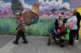 Residents Of The Southern End Of Mexico City Begin Celebrations On The Eve Of Three Kings Day In Mexico