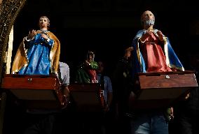 Residents Of The Southern End Of Mexico City Begin Celebrations On The Eve Of Three Kings Day In Mexico