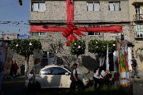 Residents Of The Southern End Of Mexico City Begin Celebrations On The Eve Of Three Kings Day In Mexico