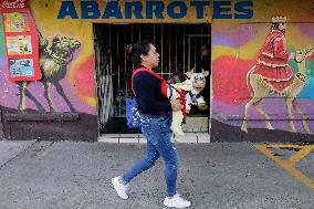 Residents Of The Southern End Of Mexico City Begin Celebrations On The Eve Of Three Kings Day In Mexico