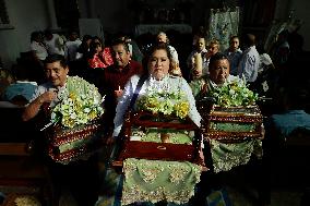 Residents Of The Southern End Of Mexico City Begin Celebrations On The Eve Of Three Kings Day In Mexico