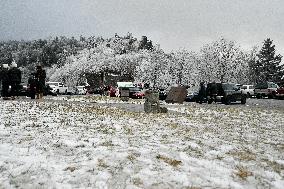 Snow In Winter In Tennessee