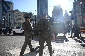 French Quarter And Bourbon Street Reopen Following Terror Attack On New Years Day