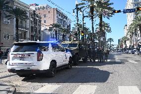 French Quarter And Bourbon Street Reopen Following Terror Attack On New Years Day