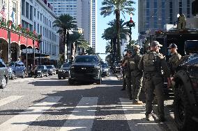 French Quarter And Bourbon Street Reopen Following Terror Attack On New Years Day