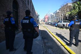 New Orleans Fire Department Responds To Large Fire In Building At Governor Nicholls Street And Chartres Street