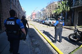 New Orleans Fire Department Responds To Large Fire In Building At Governor Nicholls Street And Chartres Street