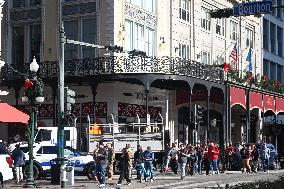 French Quarter And Bourbon Street Reopen Following Terror Attack On New Years Day