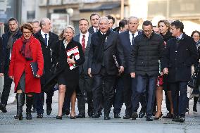 French New Government Arrives at The Elysee - Paris