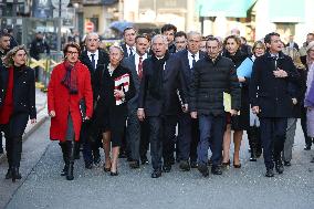 French New Government Arrives at The Elysee - Paris