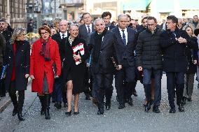 French New Government Arrives at The Elysee - Paris