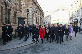 French New Government Arrives at The Elysee - Paris