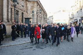 French New Government Arrives at The Elysee - Paris