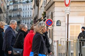 French New Government Arrives at The Elysee - Paris