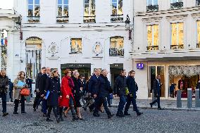 French New Government Arrives at The Elysee - Paris