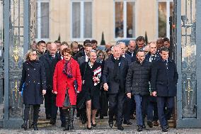 French New Government Arrives at The Elysee - Paris