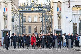 French New Government Arrives at The Elysee - Paris