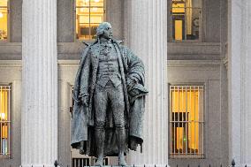 Treasury Building In Washington DC