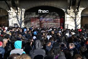 fnac liquidation at the Champs-Elysees in Paris FA