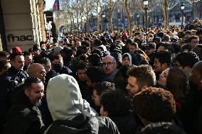 fnac liquidation at the Champs-Elysees in Paris FA