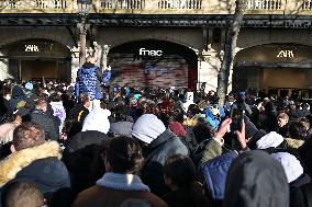 fnac liquidation at the Champs-Elysees in Paris FA