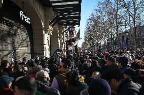 fnac liquidation at the Champs-Elysees in Paris FA