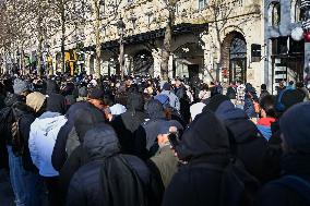 fnac liquidation at the Champs-Elysees in Paris FA