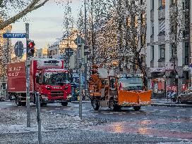 Winter Service Vehicle In Munich