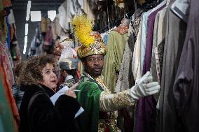 Official Presentation Of The Robes Of The Three Wise Men, Madrid, Spain.