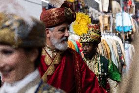 Official Presentation Of The Robes Of The Three Wise Men, Madrid, Spain.