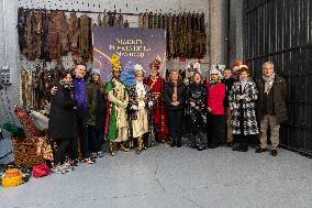 Official Presentation Of The Robes Of The Three Wise Men, Madrid, Spain.