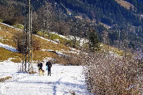 Bavarian Landscape Around Oberammergau