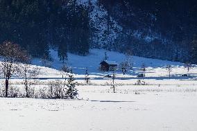 Bavarian Landscape Around Oberammergau