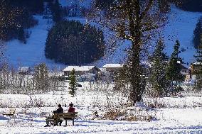 Bavarian Landscape Around Oberammergau